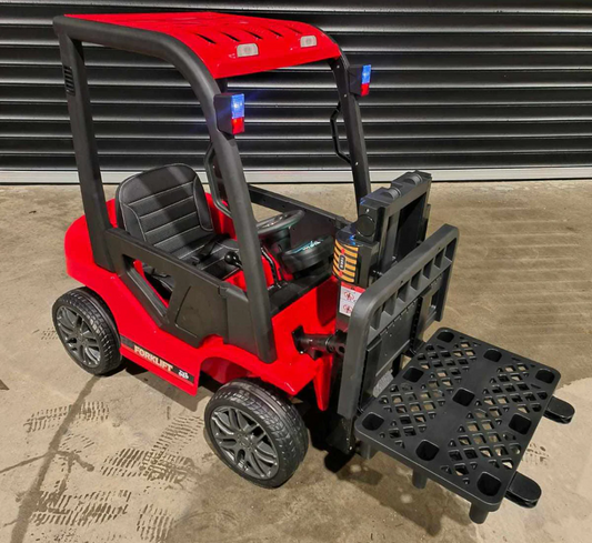 RIDE ON FORKLIFT RED 46x63x101CM