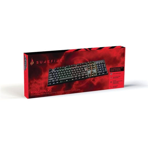 Surefire KingPin X2 Multimedia Metal RGB Keyboard
