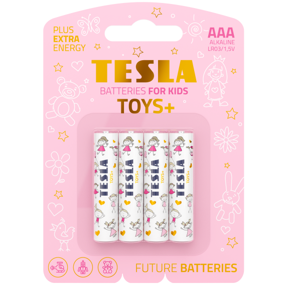 AAA TOYS GIRL (LR03/ BLISTER FOIL 4 PCS)