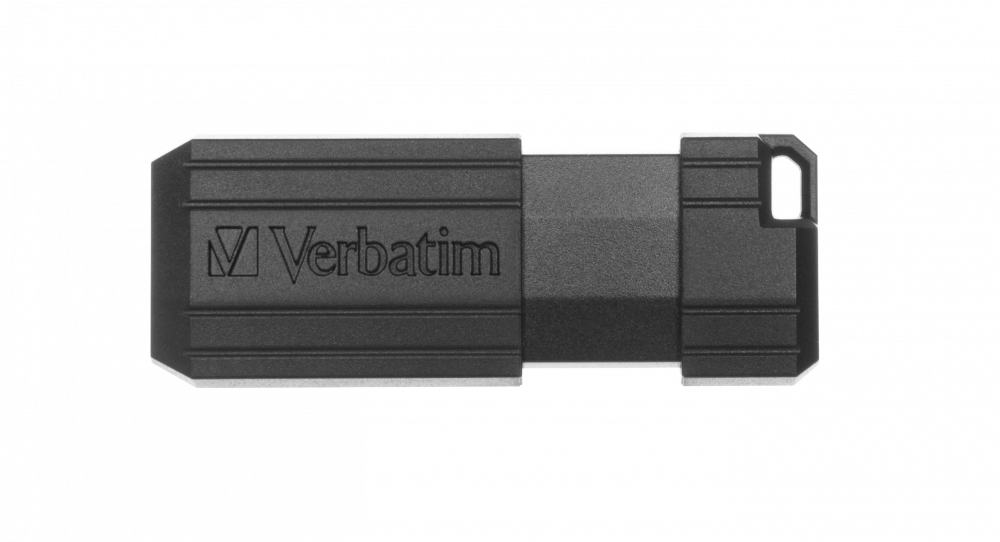 Verbatim USB DRIVE 2.0 PINSTRIPE 64GB BLACK