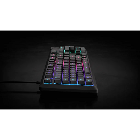 CORSAIR K55 CORE RGB Gaming Keyboard, Backlit RGB LED, Black