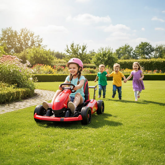 24V ELECTRIC DRIFT GO-KART RED