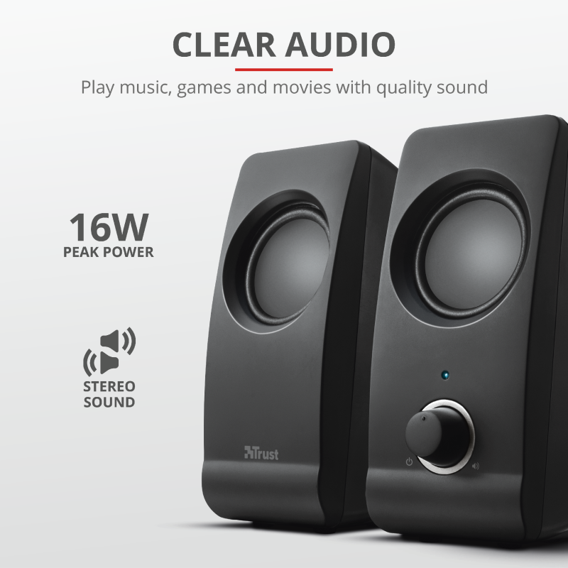 T17595 - TRUST REMO 2.0 USB SPEAKER SET 16W