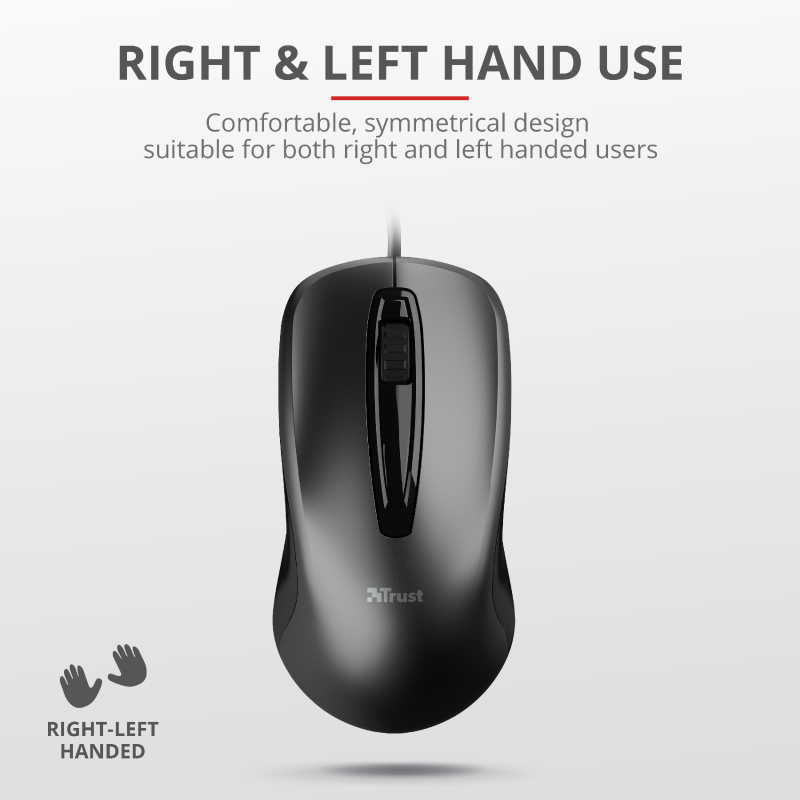 TRUST 3 BUTTON USB OPTICAL MOUSE