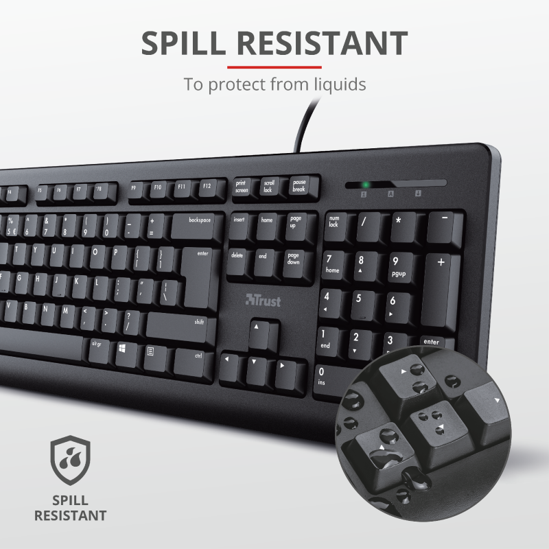 TRUST CLASSICLINE KEYBOARD