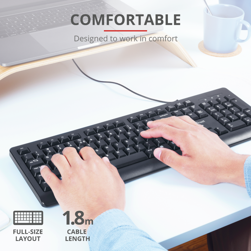 TRUST CLASSICLINE KEYBOARD