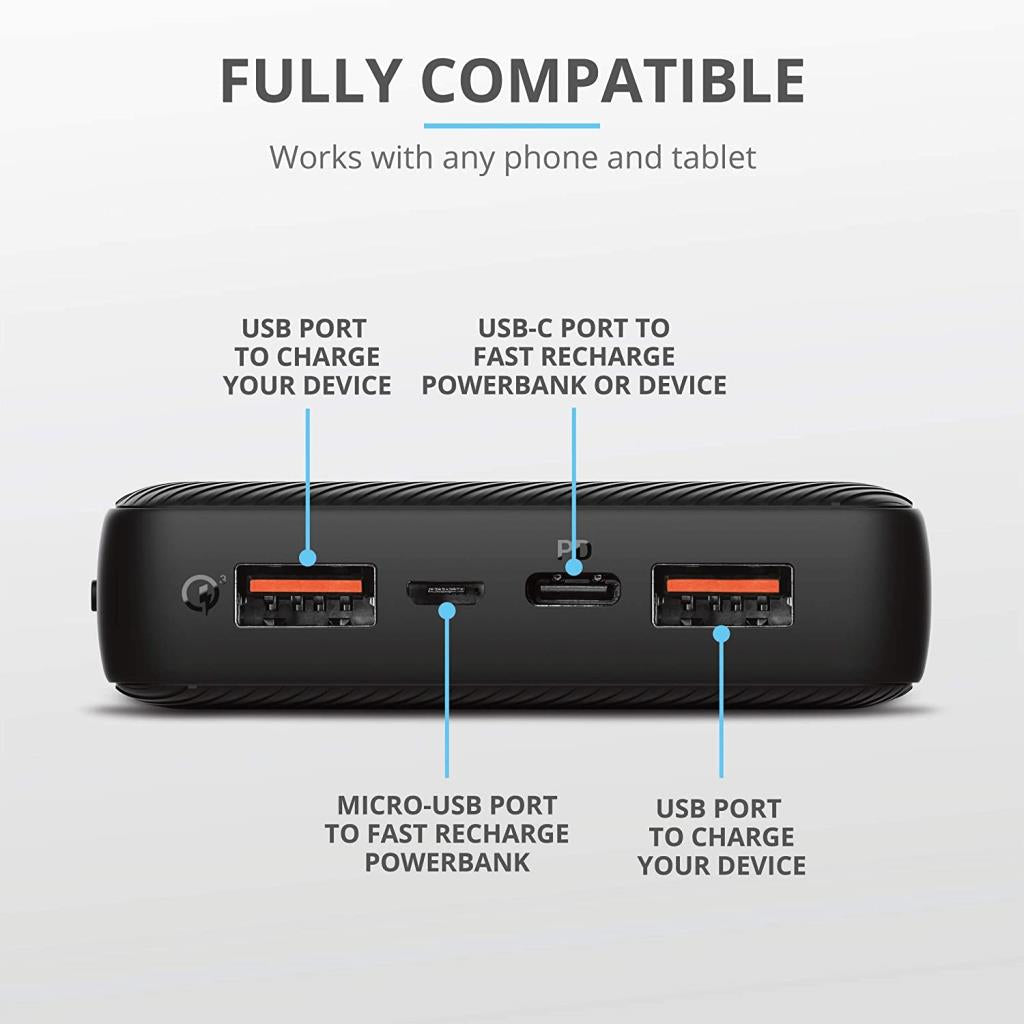 TRUST 20000mAh USB-C & A POWERBANK