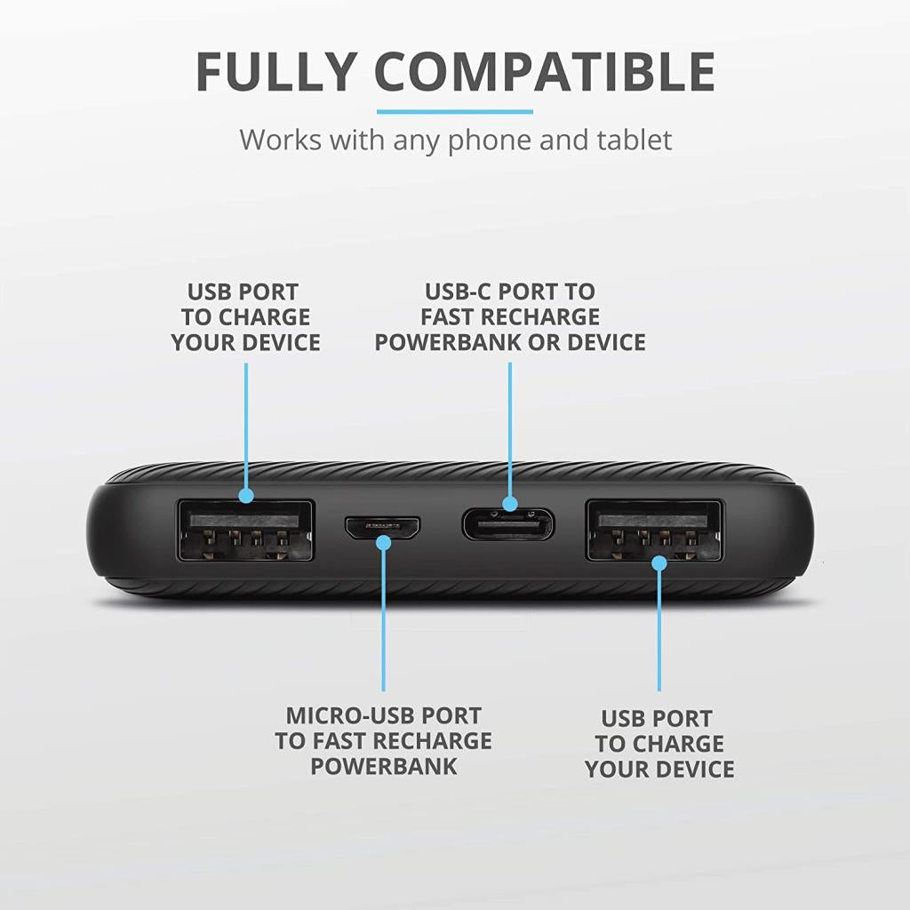 TRUST 10000mAh USB-C & A POWERBANK