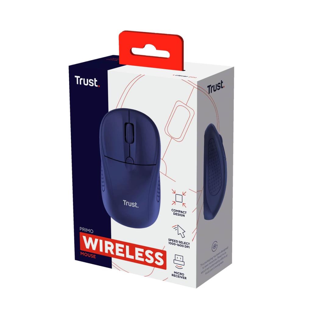 TRUST WIRELESS OPTICAL MOUSE BLUE