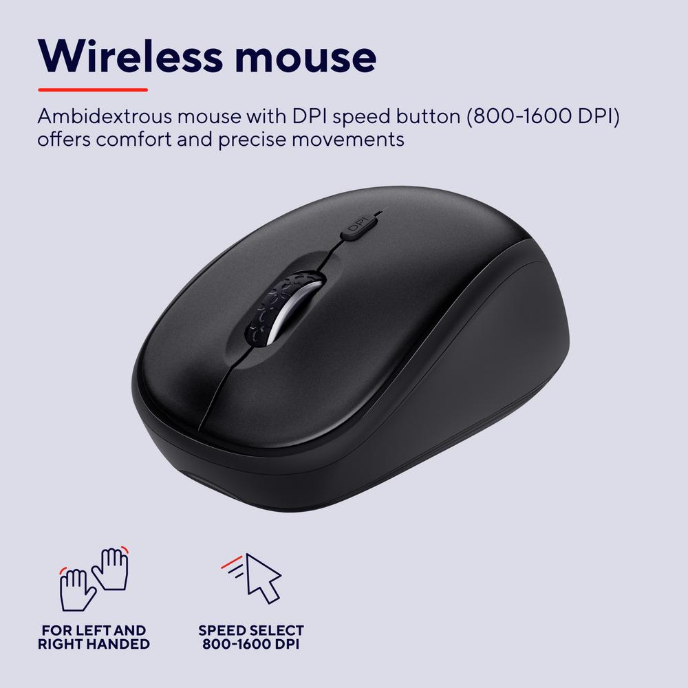 TRUST WIRELESS KEYBOARD & MOUSE SET