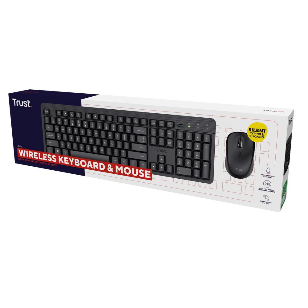 TRUST WIRELESS KEYBOARD & MOUSE SET