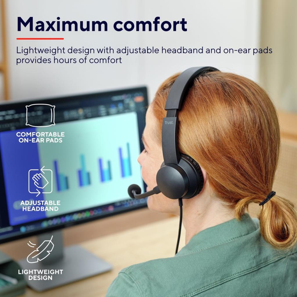 TRUST PC/LAPTOP 3.5MM CHAT HEADSET