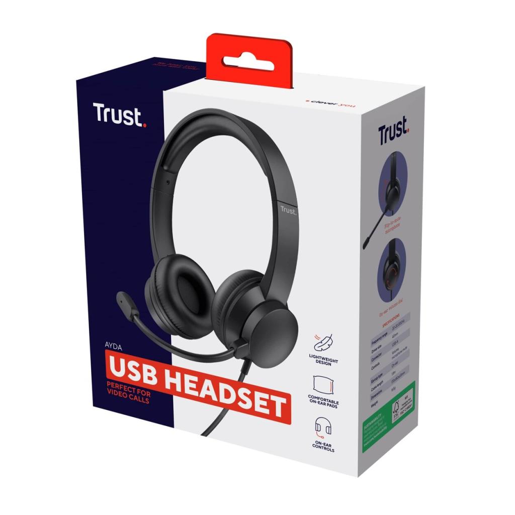 TRUST PC/LAPTOP USB CHAT HEADSET