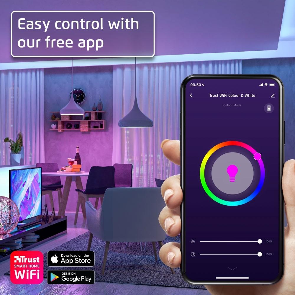 SMART WIFI E27 GLS BULB RGB & WH