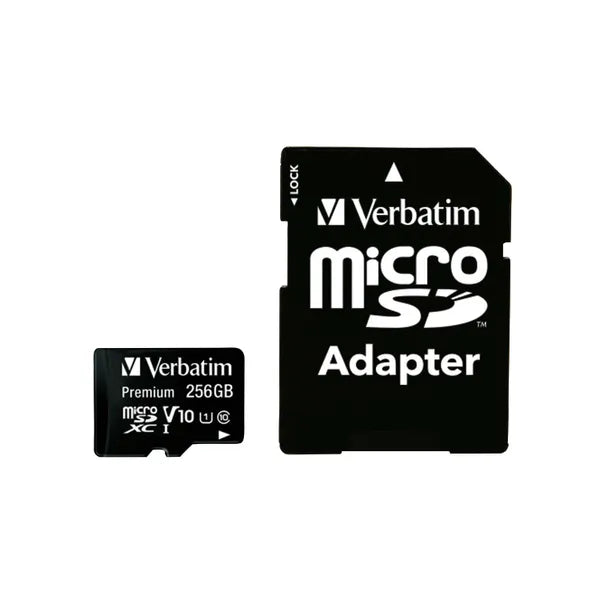 MICRO SDXC PREMIUM UHS-1 256GB CLASS 10 INC ADAPTR