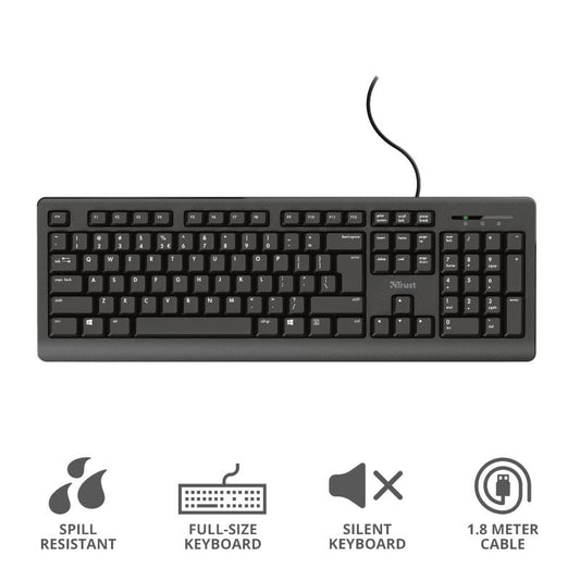 TRUST CLASSICLINE KEYBOARD