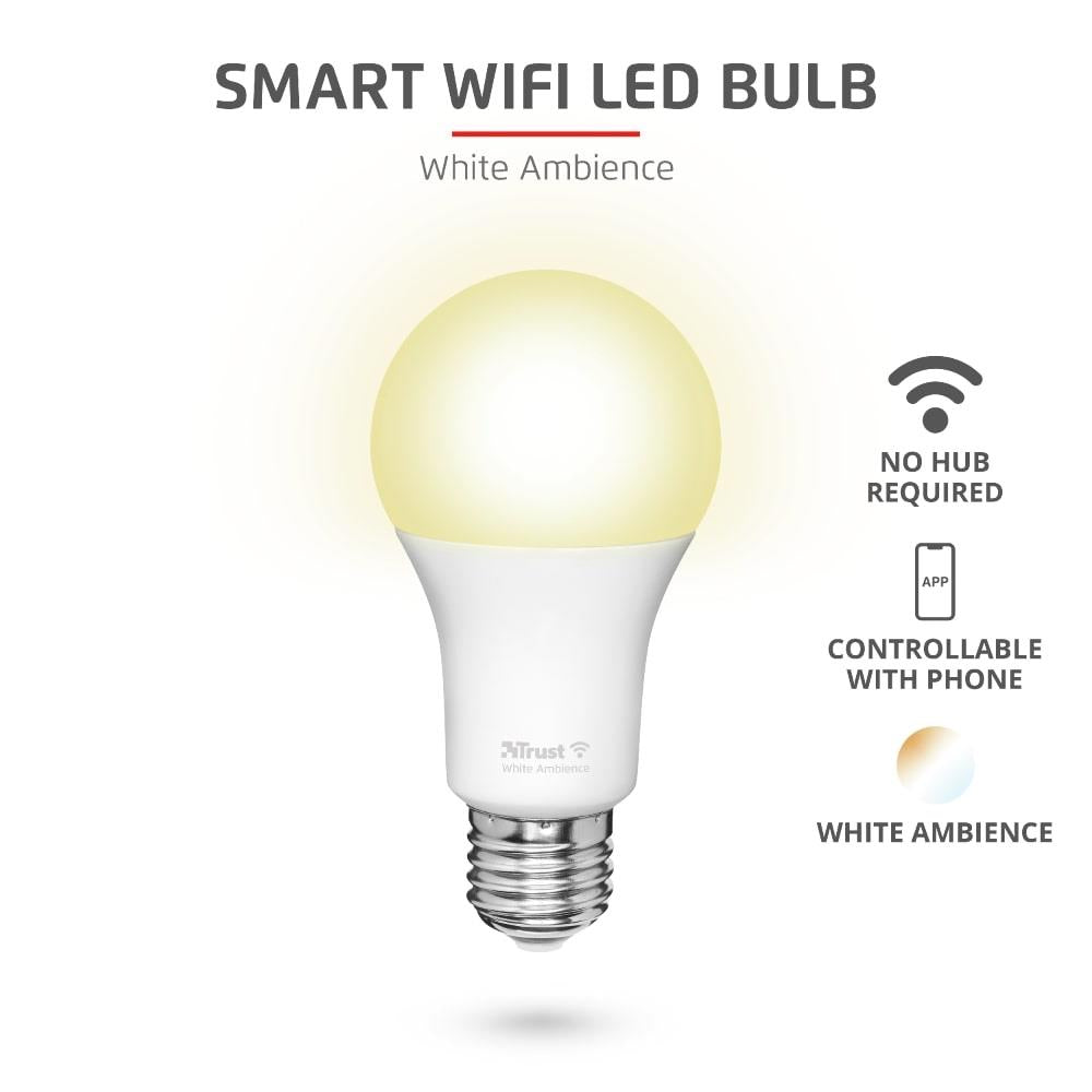 SMART WIFI E27 GLS BULB WARM WH