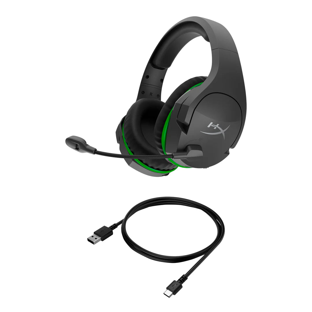 HyperX CloudX Stinger Core -Wireless Gaming Headset (Black-Green) -Xbox
