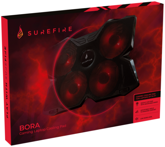 Verbatim SureFire Bora Gaming Cooling Pad Red