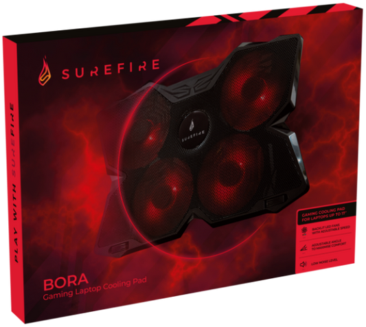 Verbatim SureFire Bora Gaming Cooling Pad Red