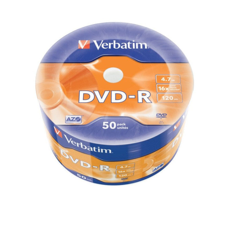 DVD-R AZO 4.7GB 16X MATT SILVER SURFACE (50 PCK)