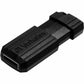 Verbatim USB DRIVE 2.0 PINSTRIPE 16GB BLACK