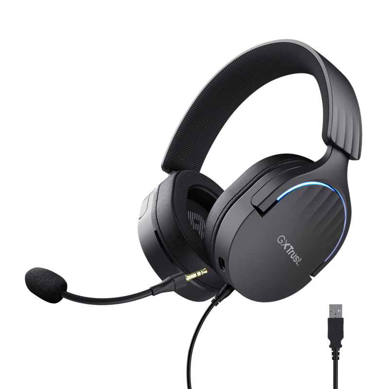 GXT490B FAYZO 7.1 USB Headset - black