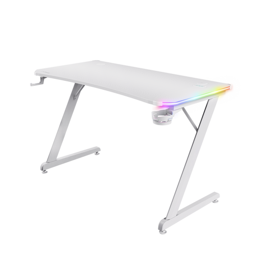 GXT709W LUMINUS RGB DESK- White