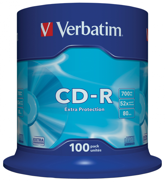 CD-R 700MB 52X EXTRA PROTECTION SURFACE (100 PCK)