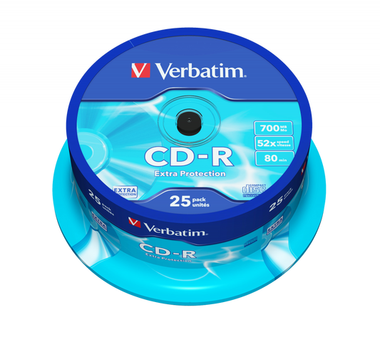 CD-R 700MB 52X EXTRA PROTECTION SURFACE (25 PCK)