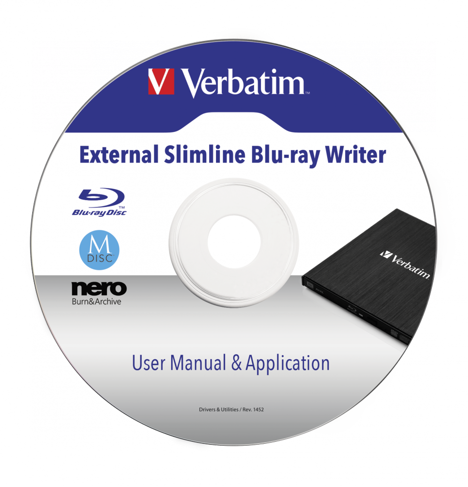 Verbatim EXTERNAL SLIMLINE BLU-RAY USB 3.0