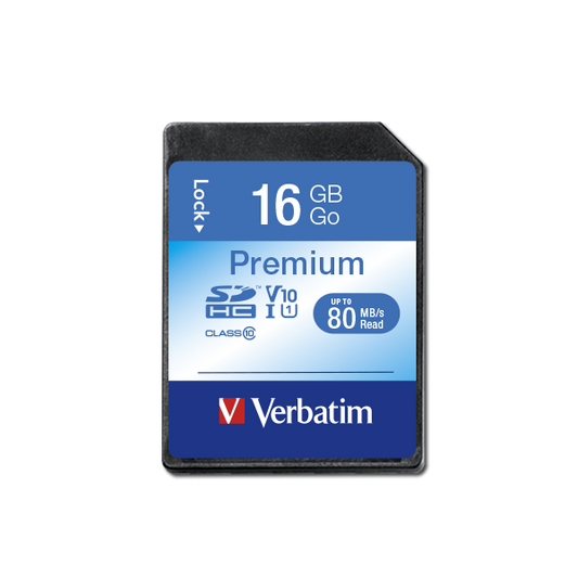 Verbatim SECURE DIGITAL CARD SDHC 16GB CLASS 10