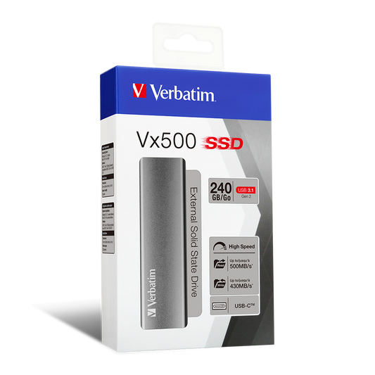 Verbatim VX500 EXTERNAL SSD USB 3.1 G2 240GB