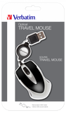 Verbatim GO MINI OPTICAL TRAVEL MOUSE BLACK