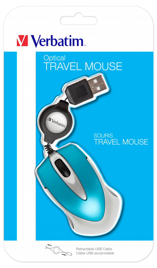 Verbatim GO MINI OPTICAL TRAVEL MOUSE CARIBBEAN