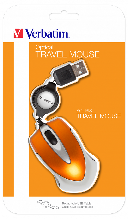 Verbatim GO MINI OPTICAL TRAVEL MOUSE VOLCANIC