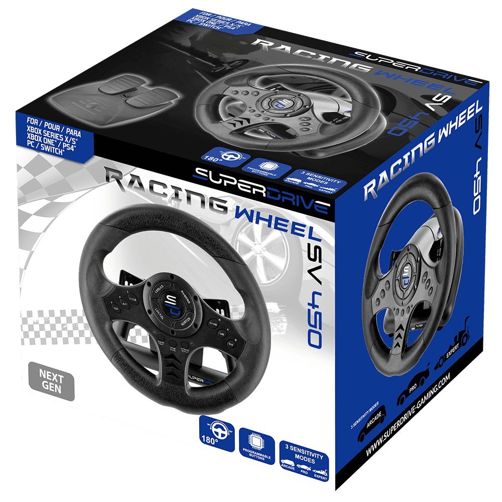 SuperDrive SV450 Racing Wheel & Pedal Set