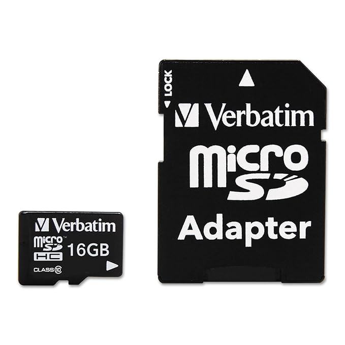 MICRO SDHC CARD 16GB CLASS 10 INCL ADAPTOR