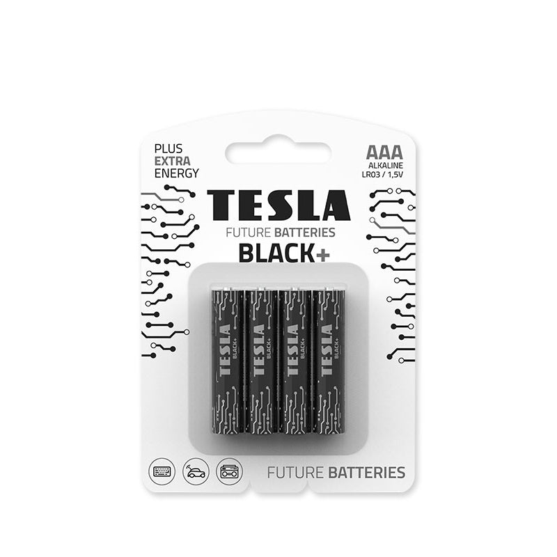 AAA BLACK+ (LR03 / BLISTER FOIL 4 PCS)