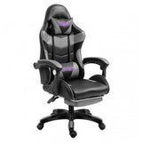 EKSA LXW-50 Gaming Chair Blk/Gry with Footrest