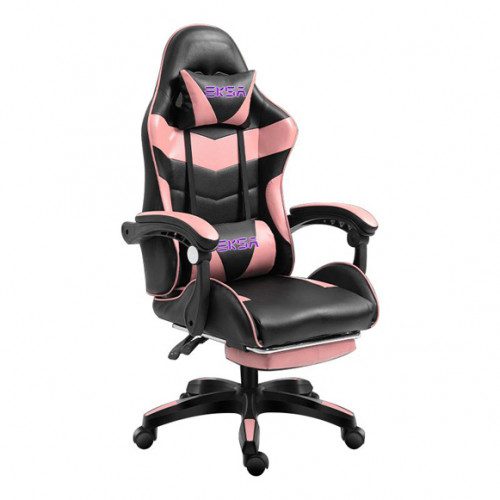 EKSA LXW-50 Gaming Chair Blk/Pink with Footrest