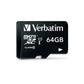 Verbatim MICRO SDXC CARD 64GB CLASS 10 INC ADAPTER