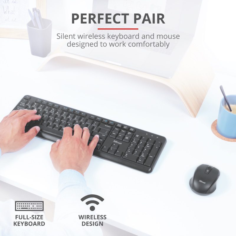 ODY Wireless Silent Keyboard and Mouse Set 2