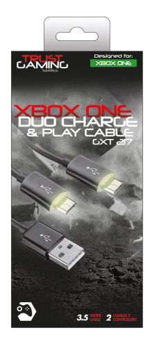 T20432 - TRUST GXT 221 XBOX DUO CHARGE CABLE