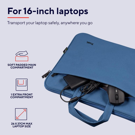 TRUST 16" LAPTOP/NOTEBOOK SLIM CASE