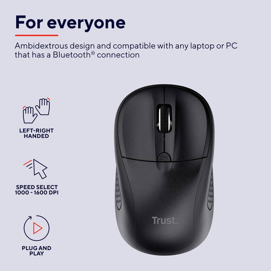 TRUST BLUETOOTH WIRELESS MOUSE BK