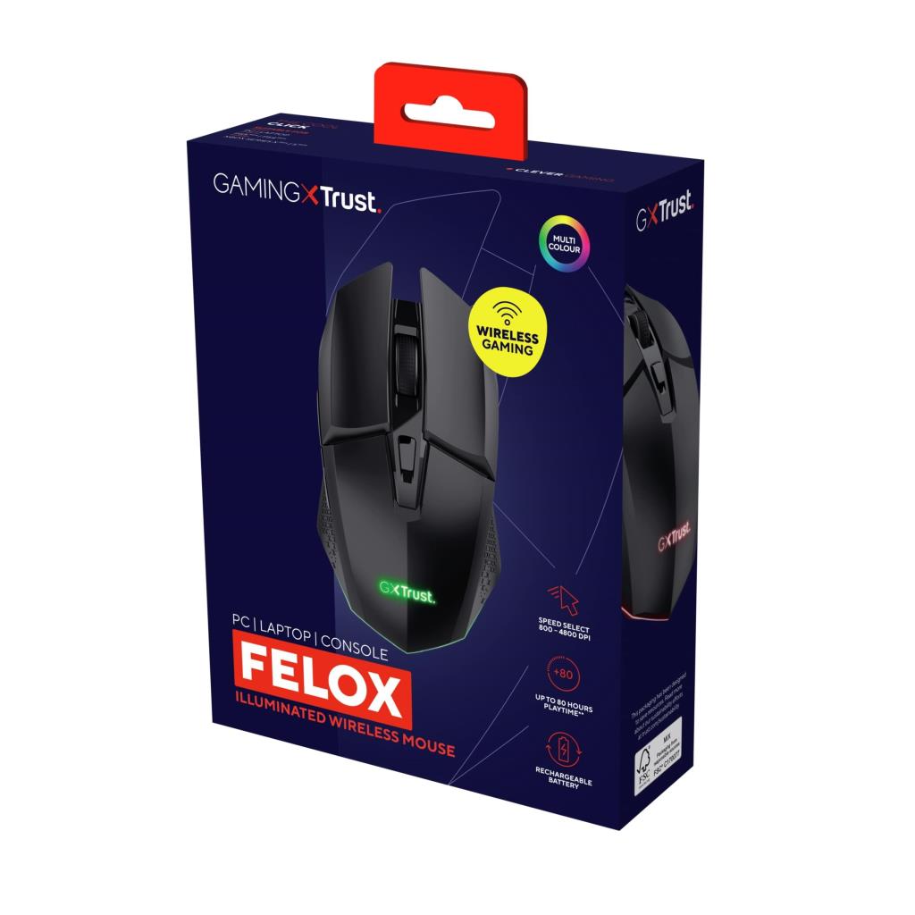 TRUST GXT 110 FELOX WIRELESS GAMING MOUSE