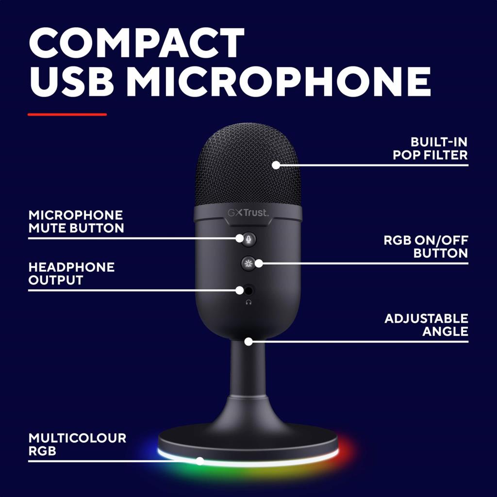 TRUST GXT 234 YUNIX USB MICROPHONE