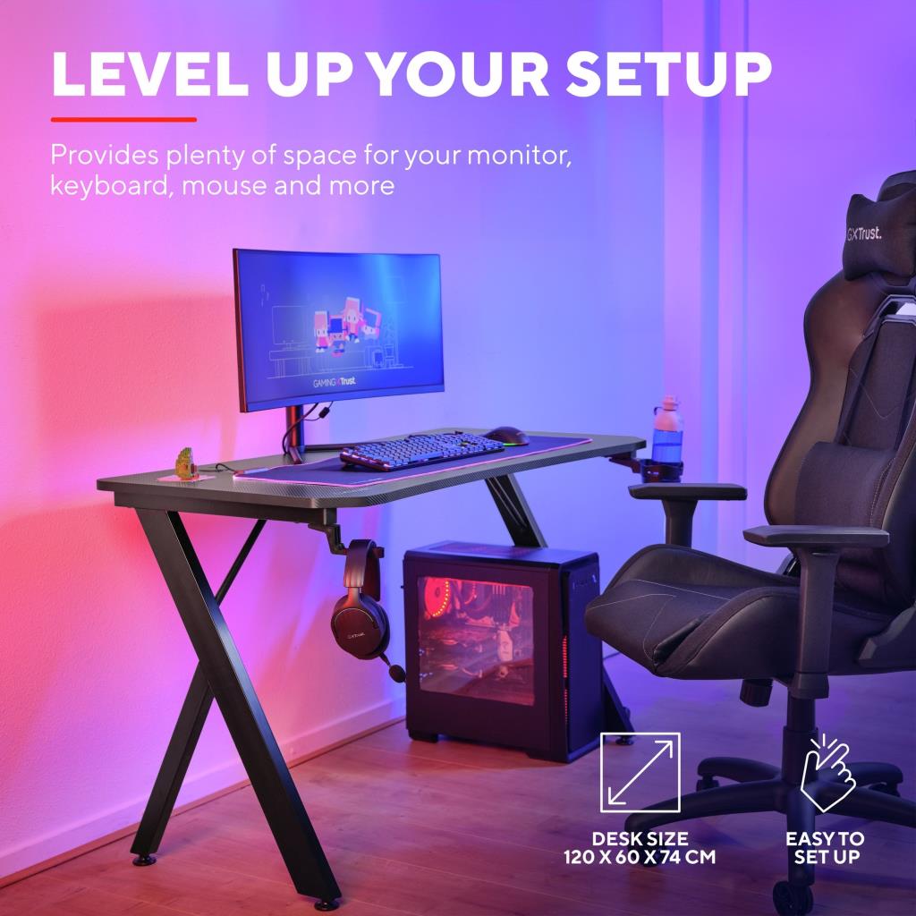 TRUST GXT700 OMNIUS GAMING DESK