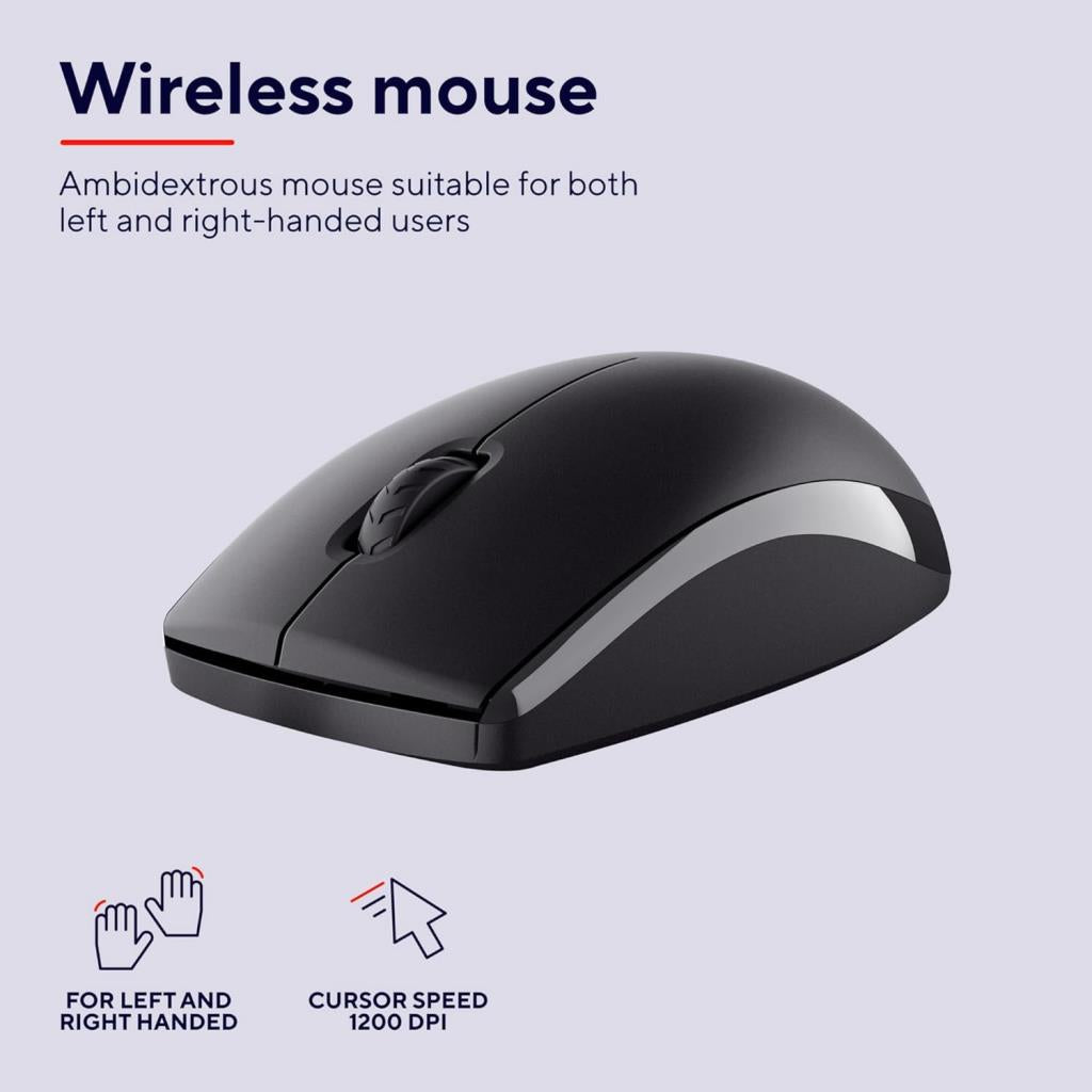 TRUST PRIMO QWERTY WIRELESS DESKSET